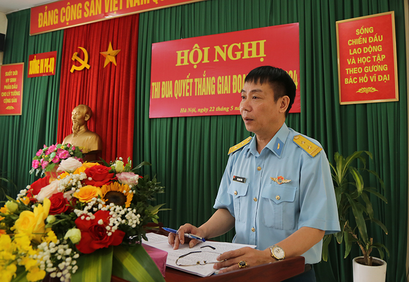 Xưởng in Phòng không - Không quân tổ chức Đại hội Thi đua Quyết thắng