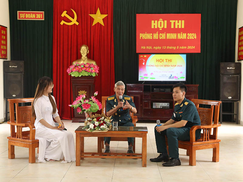 Sư đoàn 361 khai mạc Hội thi Phòng Hồ Chí Minh năm 2024
