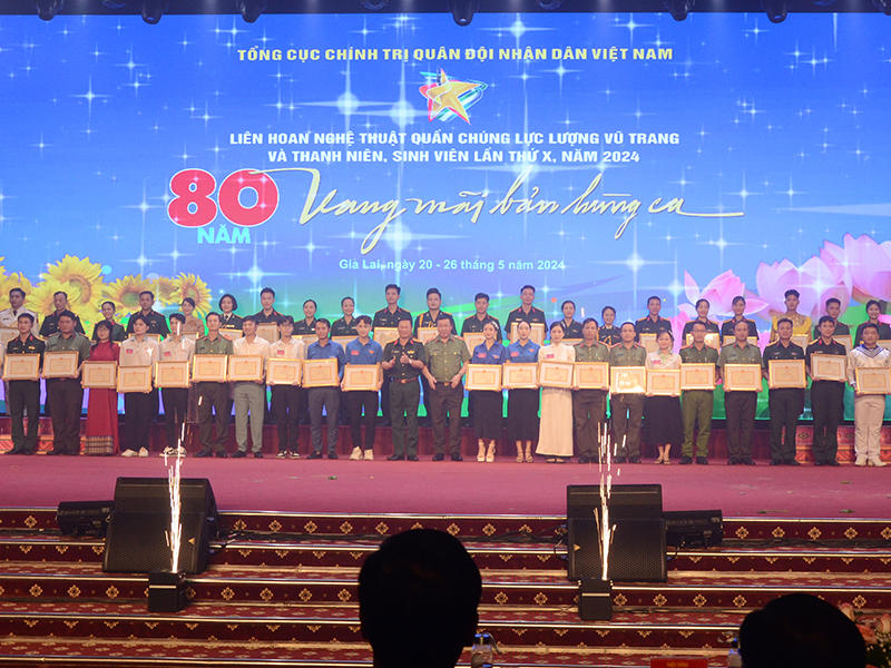Trường Sĩ quan Không quân đạt giải xuất sắc tại Liên hoan Nghệ thuật quần chúng Lực lượng vũ trang và thanh niên, sinh viên lần thứ X