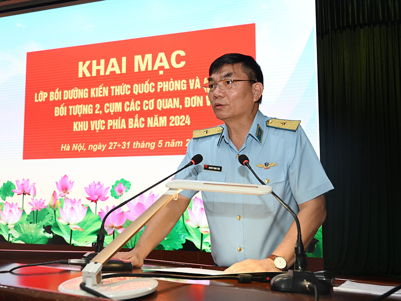 Quân chủng Phòng không - Không quân khai mạc Lớp bồi dưỡng kiến thức quốc phòng - an ninh đối tượng 2