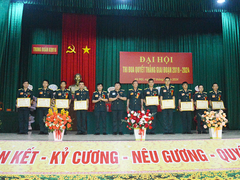 Trung đoàn 916 tổ chức Đại hội Thi đua quyết thắng giai đoạn 2019-2024