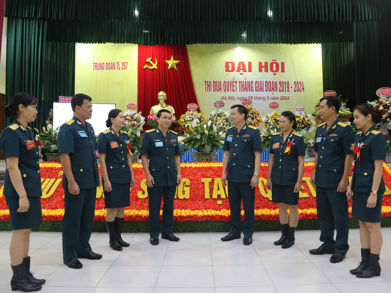 Trung đoàn 257 tổ chức Đại hội Thi đua Quyết thắng giai đoạn 2019-2024