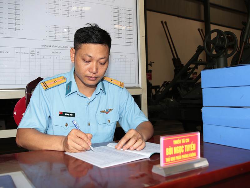 Thủ kho Quân khí gương mẫu, tiêu biểu