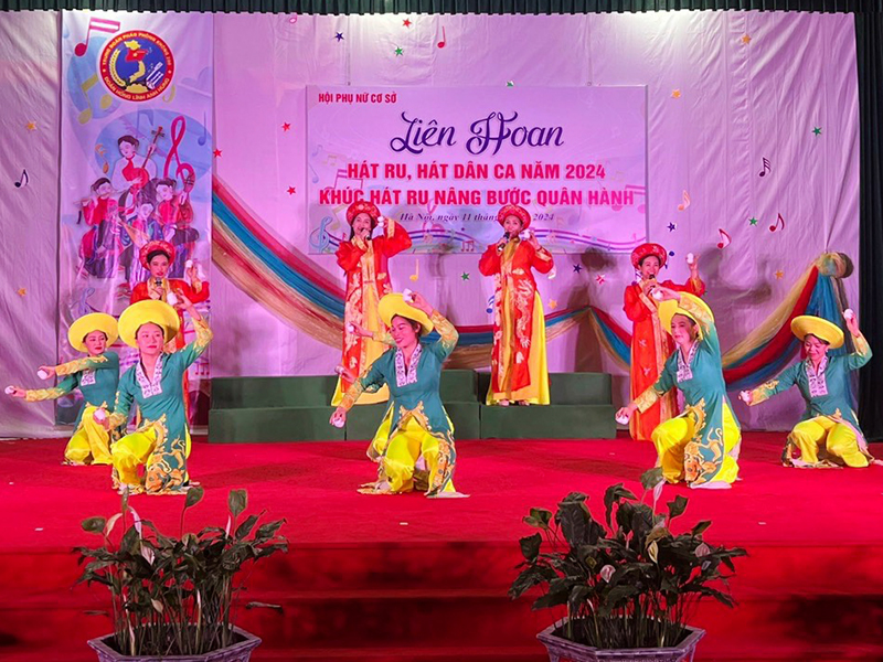 Trung đoàn 280 tổ chức Liên hoan hát ru, hát dân ca năm 2024