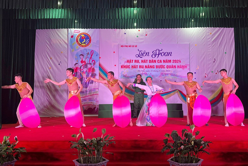 Trung đoàn 280 tổ chức Liên hoan hát ru, hát dân ca năm 2024