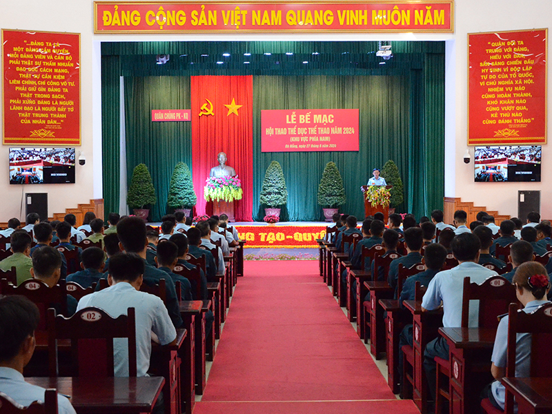 Quân chủng Phòng không - Không quân bế mạc Hội thao Thể dục thể thao khu vực phía Nam năm 2024