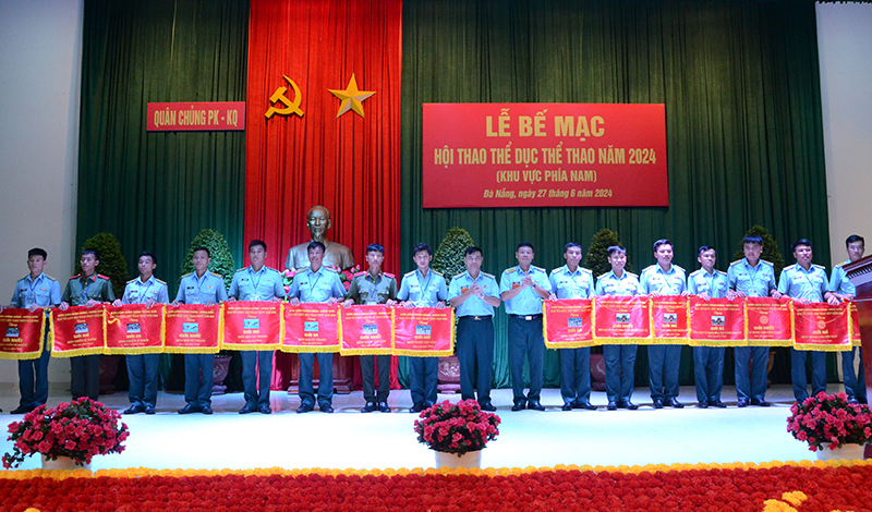 Quân chủng Phòng không - Không quân bế mạc Hội thao Thể dục thể thao khu vực phía Nam năm 2024
