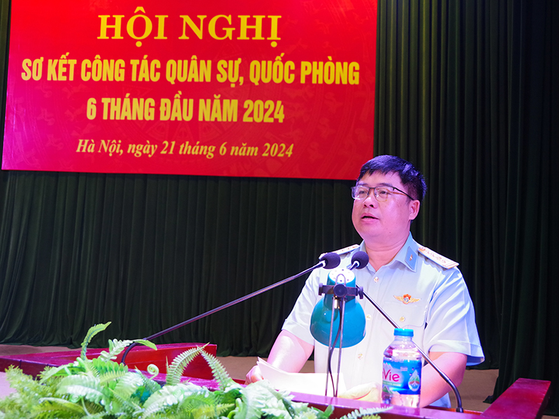 Sư đoàn 371 tổ chức Hội nghị sơ kết công tác quân sự, quốc phòng 6 tháng đầu năm 2024