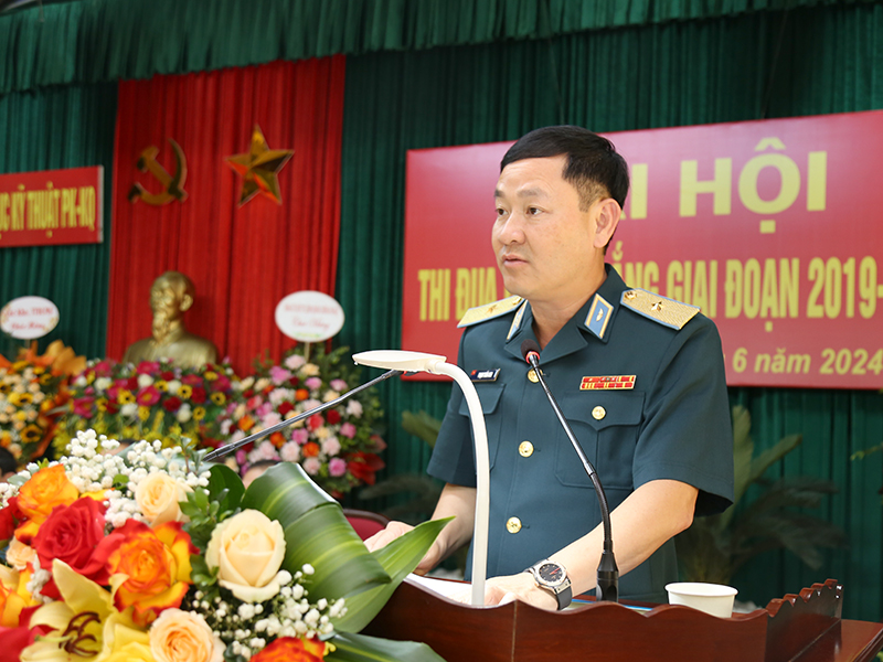 Cục Kỹ thuật Quân chủng PK-KQ tổ chức Đại hội Thi đua quyết thắng giai đoạn 2019-2024