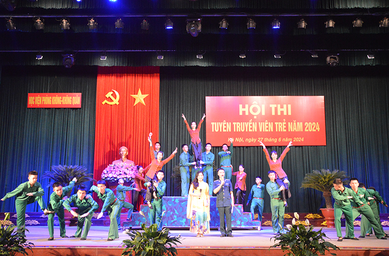 Học viện Phòng không - Không quân tổ chức Hội thi Tuyên truyền viên trẻ năm 2024