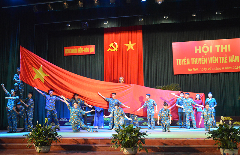 Học viện Phòng không - Không quân tổ chức Hội thi Tuyên truyền viên trẻ năm 2024