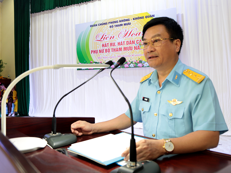 Hội Phụ nữ Bộ Tham mưu Phòng không - Không quân tổ chức Liên hoan hát ru, hát dân ca năm 2024