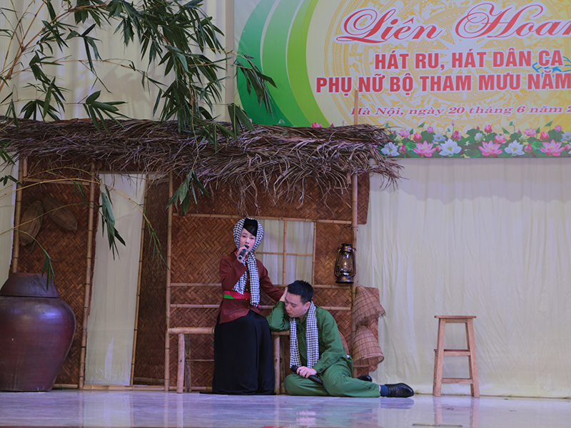 Hội Phụ nữ Bộ Tham mưu Phòng không - Không quân tổ chức Liên hoan hát ru, hát dân ca năm 2024