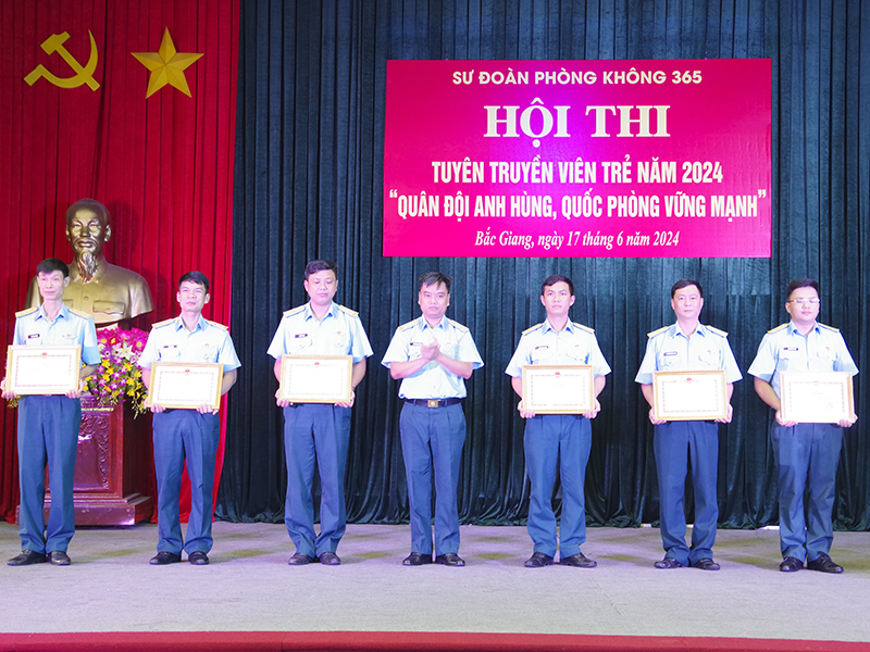 Sư đoàn 365 tổ chức Hội thi Tuyên truyền viên trẻ năm 2024