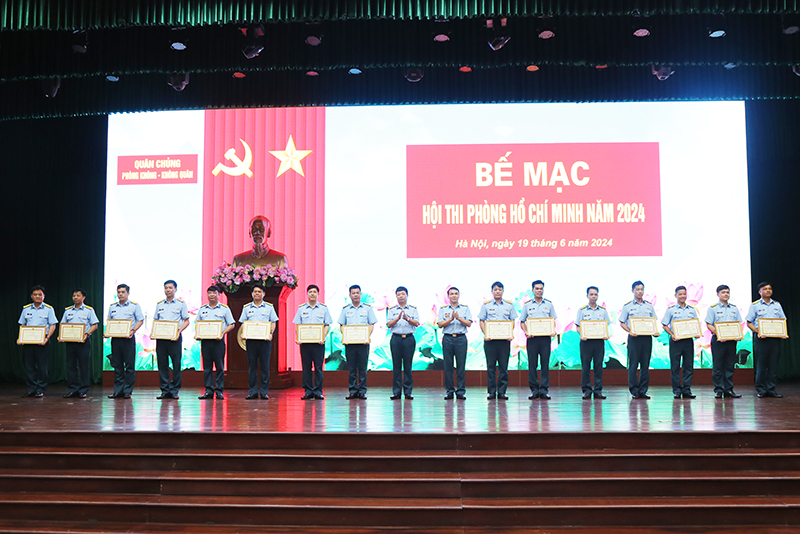 Quân chủng Phòng không - Không quân Bế mạc Hội thi Phòng Hồ Chí Minh năm 2024