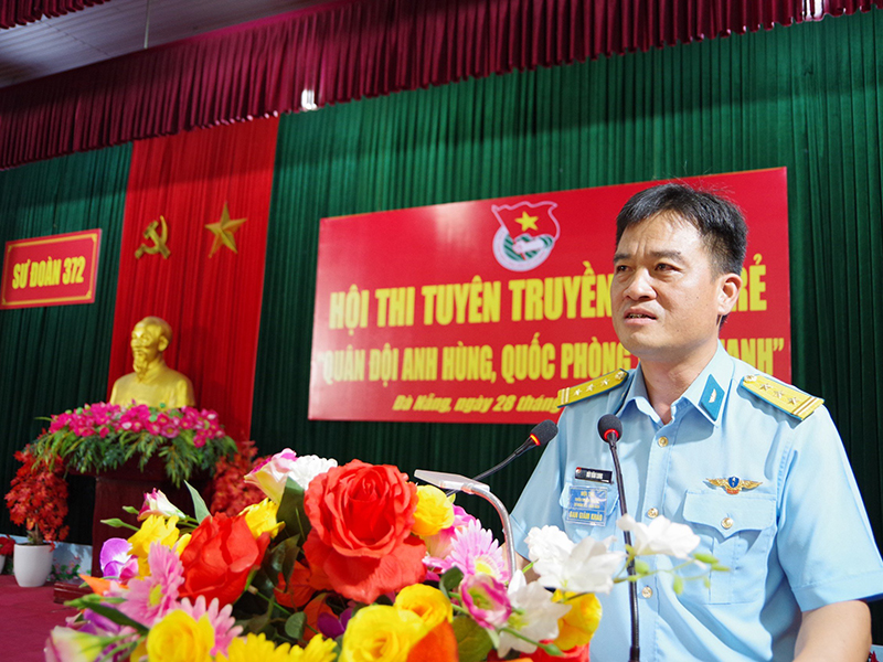Sư đoàn 372 tổ chức Hội thi Tuyên truyền viên trẻ năm 2024