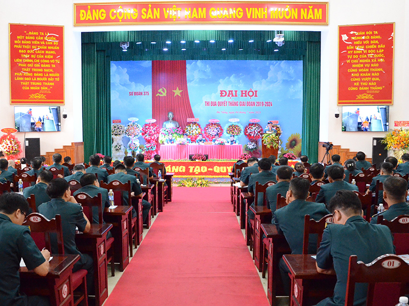 Sư đoàn 375 tổ chức Đại hội Thi đua quyết thắng giai đoạn 2019-2024