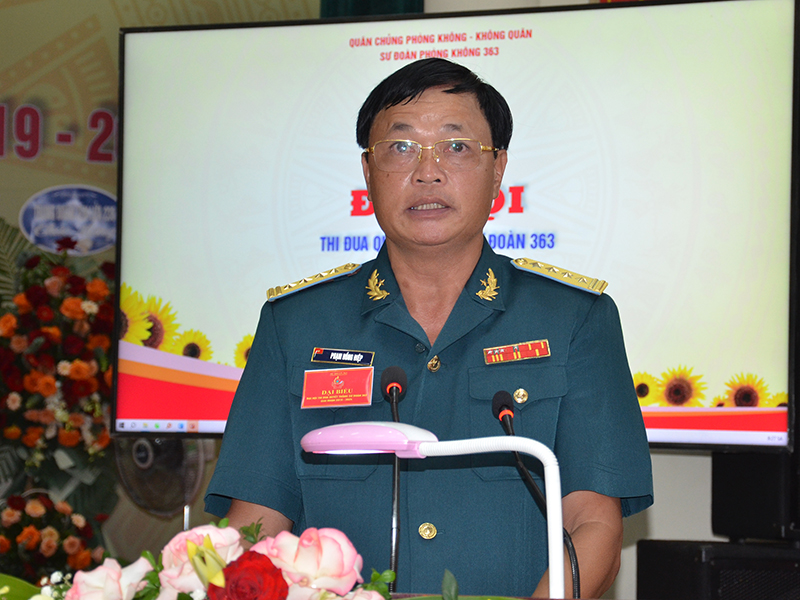 Phong trào Thi đua quyết thắng là động lực để Sư đoàn 363 thực hiện thắng lợi mọi nhiệm vụ