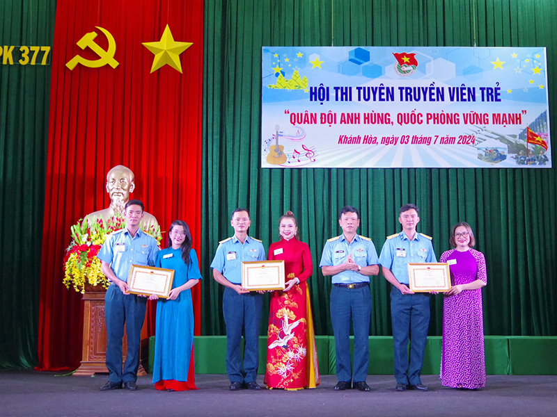 Sư đoàn 377 tổ chức Hội thi tuyên truyền viên trẻ năm 2024