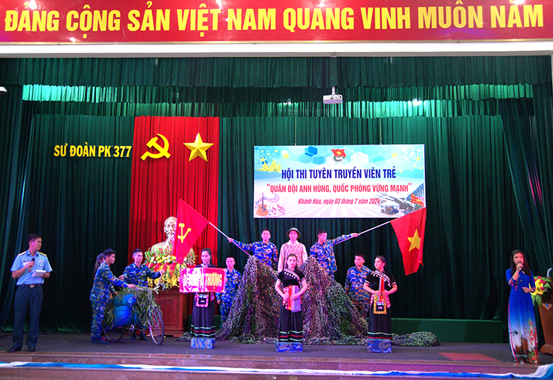 Sư đoàn 377 tổ chức Hội thi tuyên truyền viên trẻ năm 2024