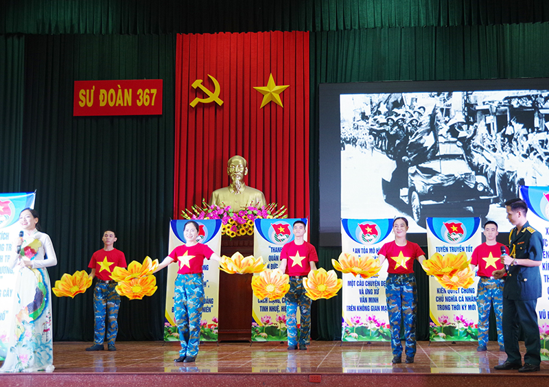 Sư đoàn 367 tổ chức Hội thi tuyên truyền viên trẻ năm 2024