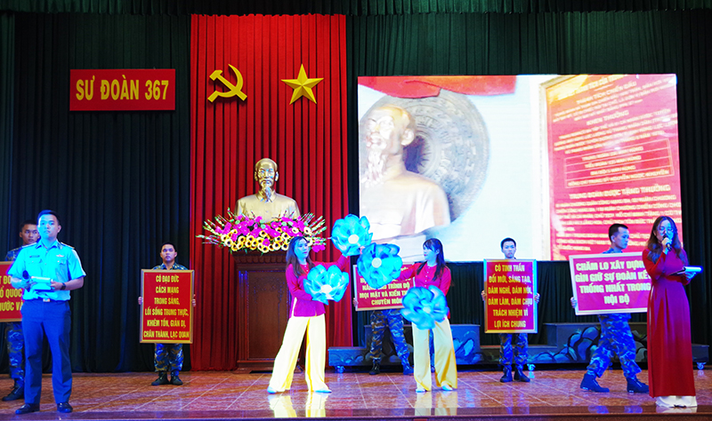 Sư đoàn 367 tổ chức Hội thi tuyên truyền viên trẻ năm 2024