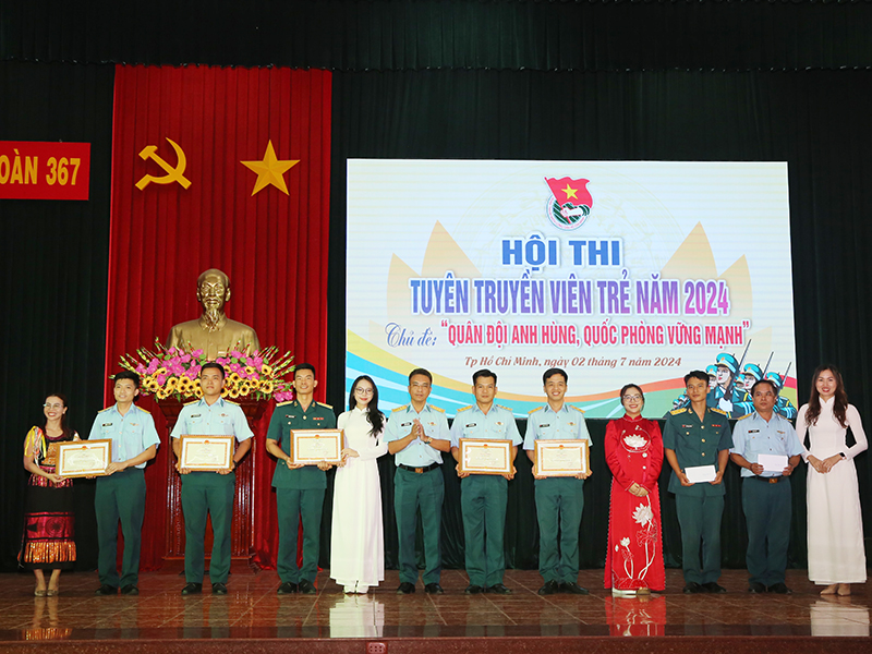 Sư đoàn 367 tổ chức Hội thi tuyên truyền viên trẻ năm 2024