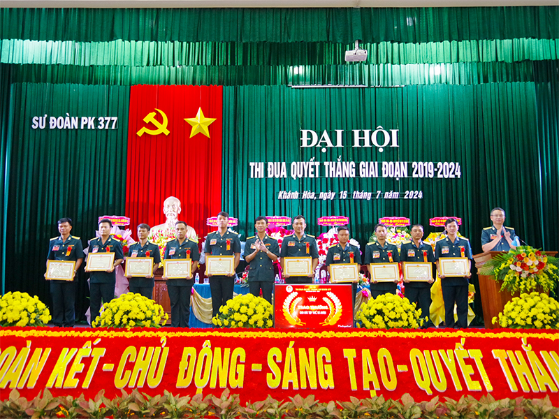 Sư đoàn 377 tổ chức Đại hội Thi đua quyết thắng giai đoạn 2019 - 2024