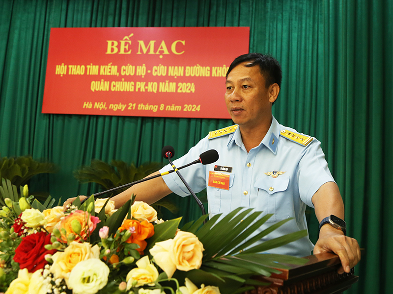 Quân chủng Phòng không - Không quân bế mạc Hội thao tìm kiếm, cứu hộ - cứu nạn đường không năm 2024