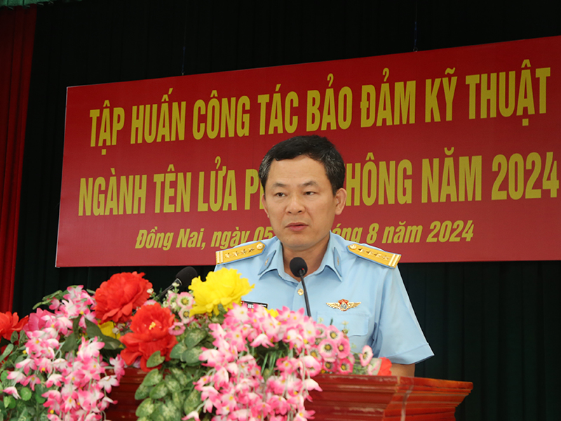 Quân chủng Phòng không - Không quân tập huấn công tác bảo đảm kỹ thuật ngành Tên lửa Phòng không năm 2024