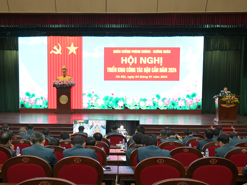 Cục Hậu cần Quân chủng PK-KQ tổ chức Hội nghị triển khai công tác Hậu cần năm 2024