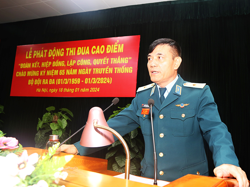 Cục Chính trị Phòng không - Không quân phát động thi đua cao điểm chào mừng kỷ niệm 65 năm Ngày truyền thống Bộ đội Ra đa