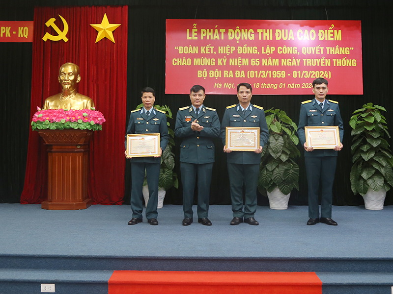 Cục Chính trị Phòng không - Không quân phát động thi đua cao điểm chào mừng kỷ niệm 65 năm Ngày truyền thống Bộ đội Ra đa