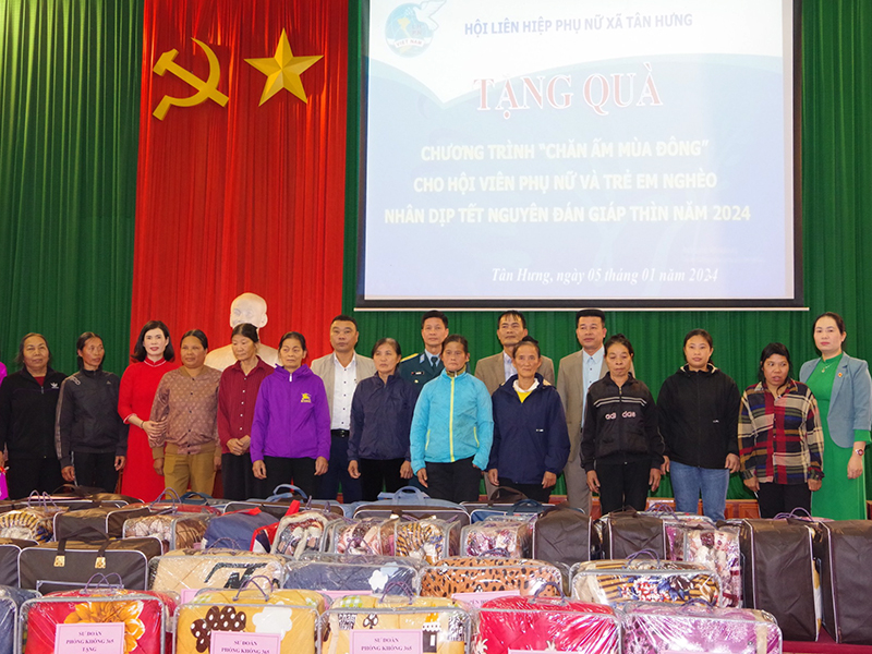 Sư đoàn 365 tham gia Chương trình “Chăn ấm mùa Đông”