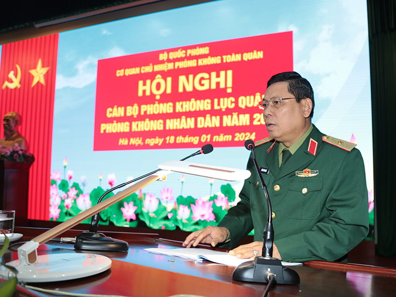 Hội nghị cán bộ phòng không lục quân, phòng không nhân dân năm 2024