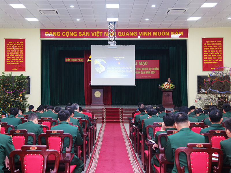 Khai mạc tập huấn cán bộ phòng không lục quân, phòng không nhân dân năm 2024