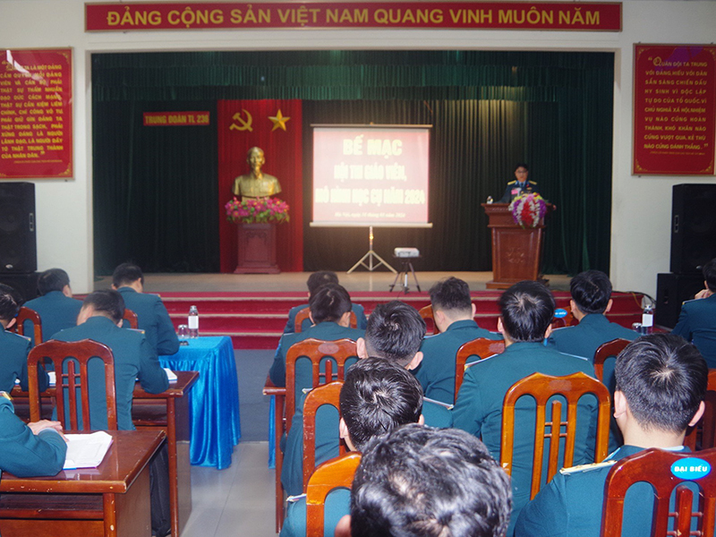 Trung đoàn 236 tổ chức Hội thi công tác chuẩn bị huấn luyện năm 2024