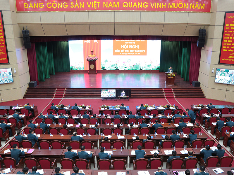 Cục Chính trị Quân chủng PK-KQ tổ chức Hội nghị tổng kết CTĐ, CTCT năm 2023