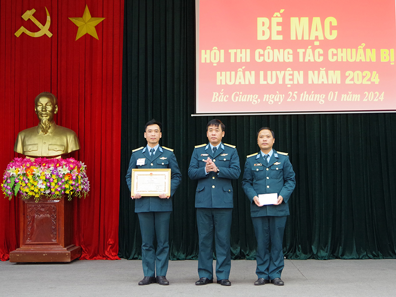 Sư đoàn 365 tổ chức Hội thi công tác chuẩn bị huấn luyện năm 2024