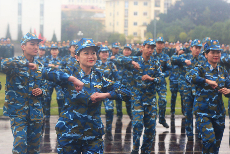 Khối cơ quan Quân chủng Phòng không - Không quân tổ chức Lễ ra quân huấn luyện năm 2024