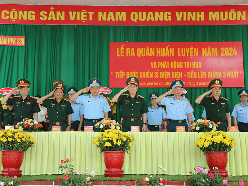 Các đơn vị trong Quân chủng Phòng không - Không quân đồng loạt tổ chức Lễ ra quân huấn luyện và phát động đợt thi đua cao điểm