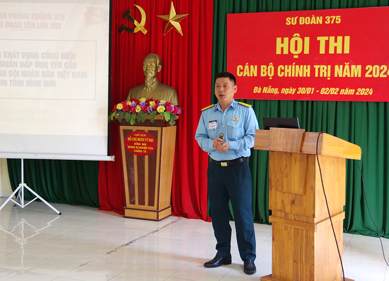 Sư đoàn 375 tổ chức Hội thao công tác chuẩn bị huấn luyện năm 2024