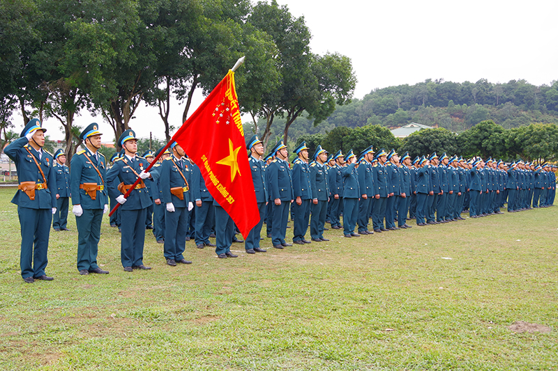 Khối cơ quan các Sư đoàn trong Quân chủng PK-KQ tổ chức Lễ ra quân huấn luyện năm 2024