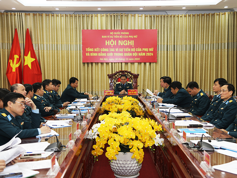 Tổng kết công tác Vì sự tiến bộ của phụ nữ và bình đẳng giới trong Quân đội năm 2024