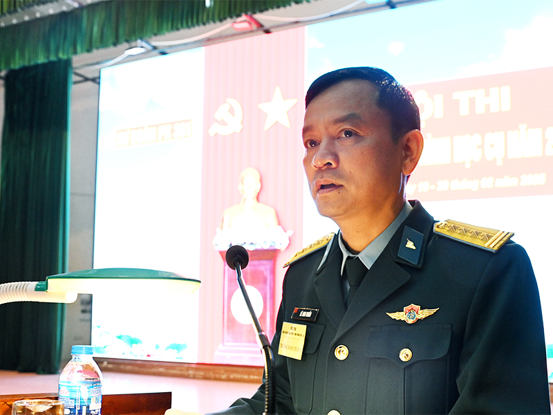 Sư đoàn 361 tổ chức Hội thi giáo viên, mô hình học cụ năm 2025