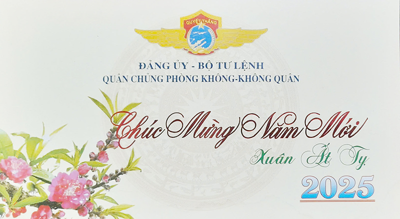 Thư chúc mừng năm mới của Đảng ủy, Bộ Tư lệnh Quân chủng Phòng không - Không quân