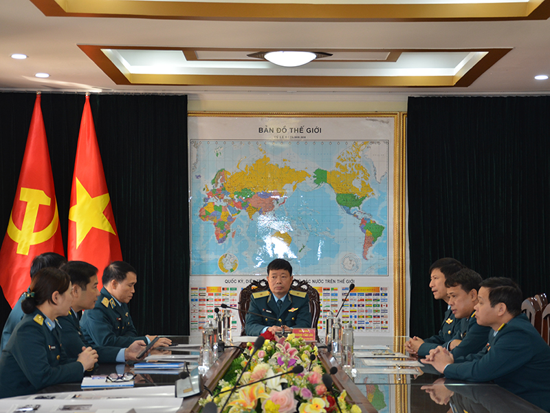 Cục Chính trị Phòng không - Không quân duyệt đề cương Triển lãm “Những cánh bay giữ trời Tổ quốc”