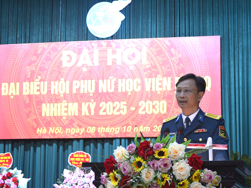 Hội Phụ nữ Học viện Phòng không - Không quân tổ chức Đại hội đại biểu nhiệm kỳ 2025 - 2030