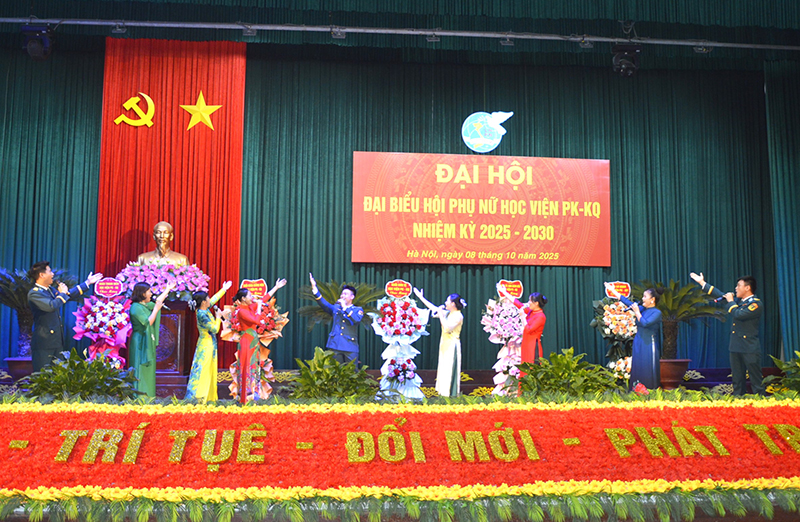 Hội Phụ nữ Học viện Phòng không - Không quân tổ chức Đại hội đại biểu nhiệm kỳ 2025 - 2030