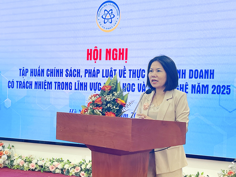 Bộ Khoa học và Công nghệ tập huấn chính sách, pháp luật về thực hành kinh doanh có trách nhiệm trong lĩnh vực khoa học và công nghệ năm 2025